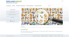 Desktop Screenshot of productfinder.emsland-group.de